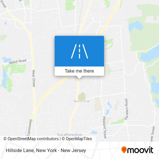 Mapa de Hillside Lane
