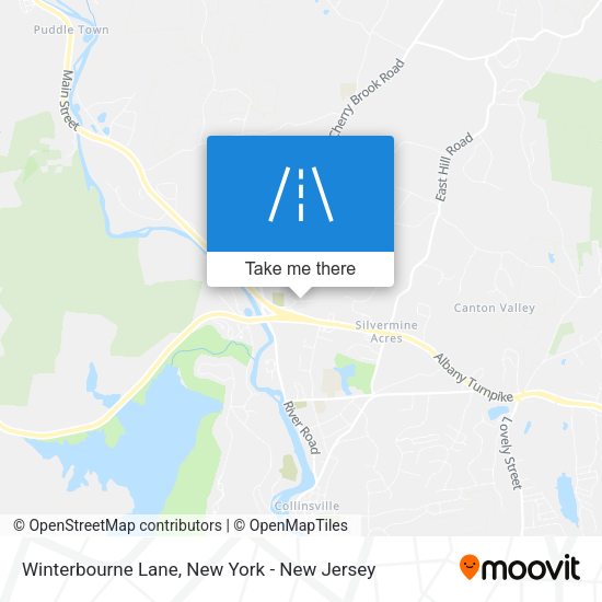 Mapa de Winterbourne Lane