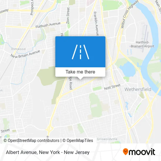 Albert Avenue map