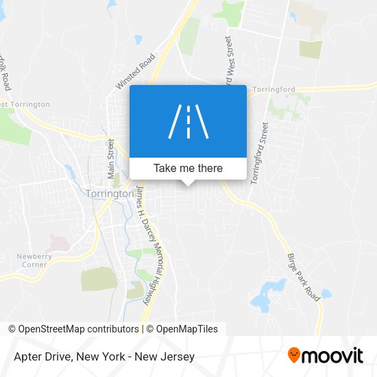 Apter Drive map