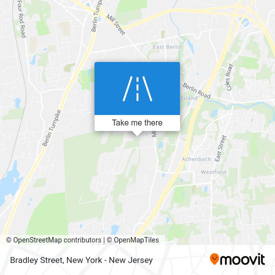 Mapa de Bradley Street
