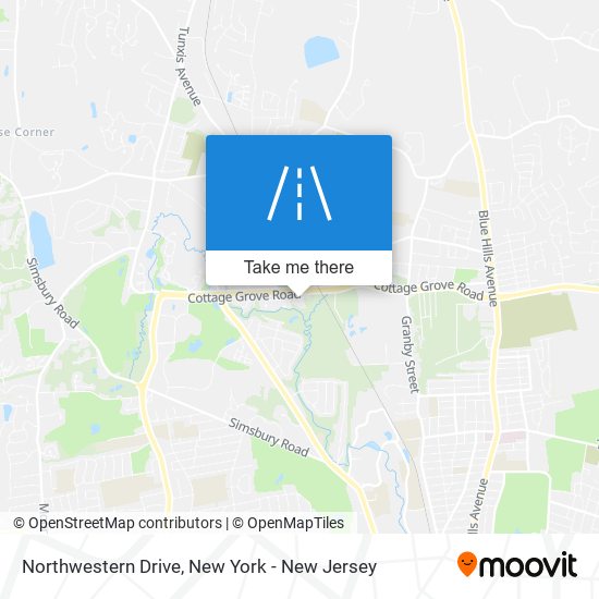 Northwestern Drive map