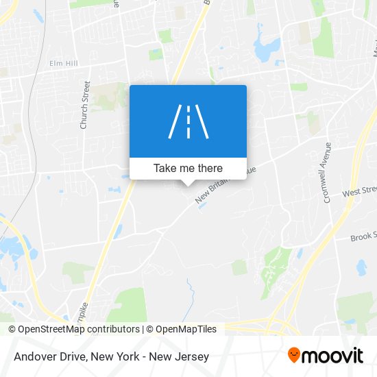 Mapa de Andover Drive