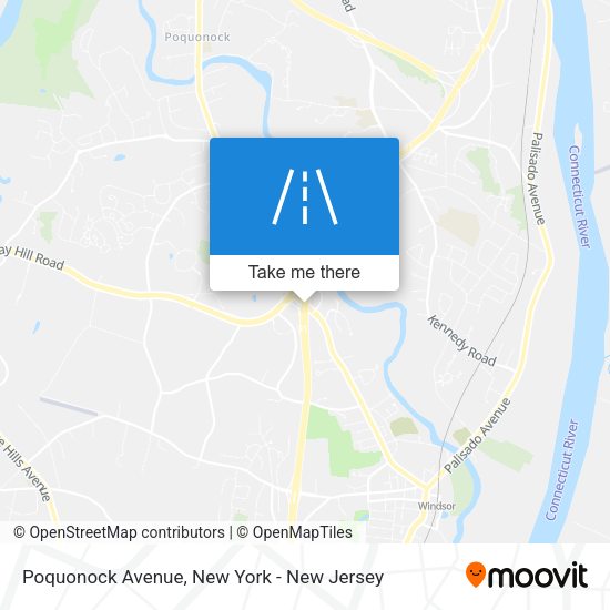 Mapa de Poquonock Avenue