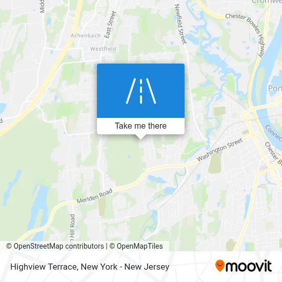 Highview Terrace map