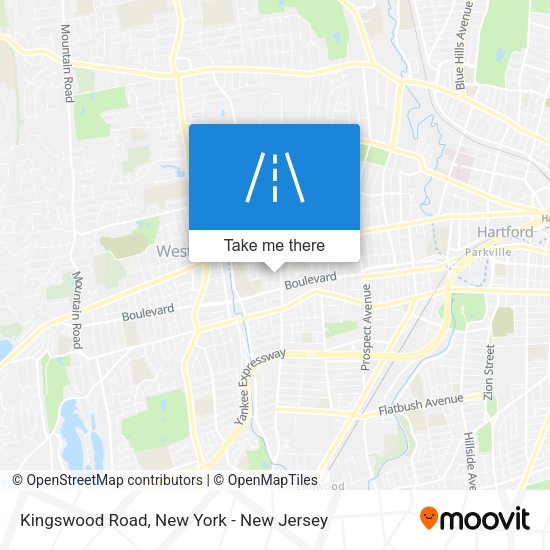 Kingswood Road map