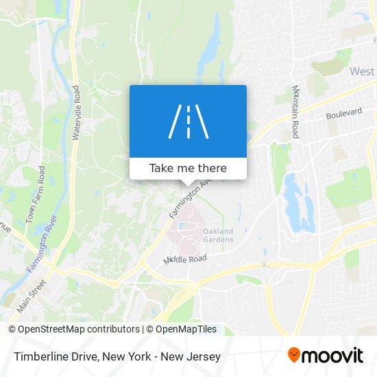 Timberline Drive map