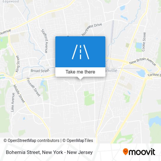 Mapa de Bohemia Street