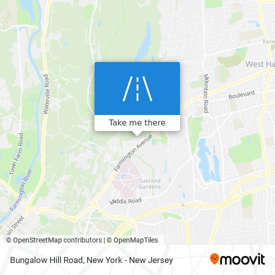 Mapa de Bungalow Hill Road