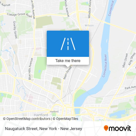 Naugatuck Street map