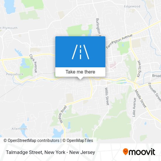 Mapa de Talmadge Street
