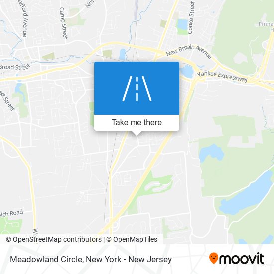 Meadowland Circle map