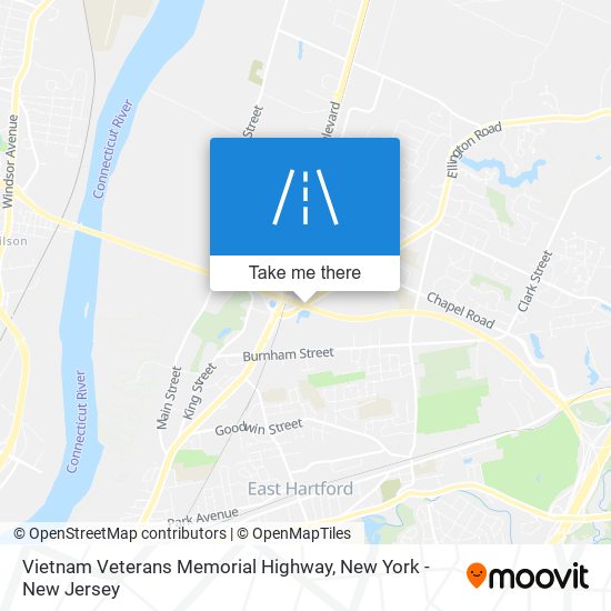 Mapa de Vietnam Veterans Memorial Highway