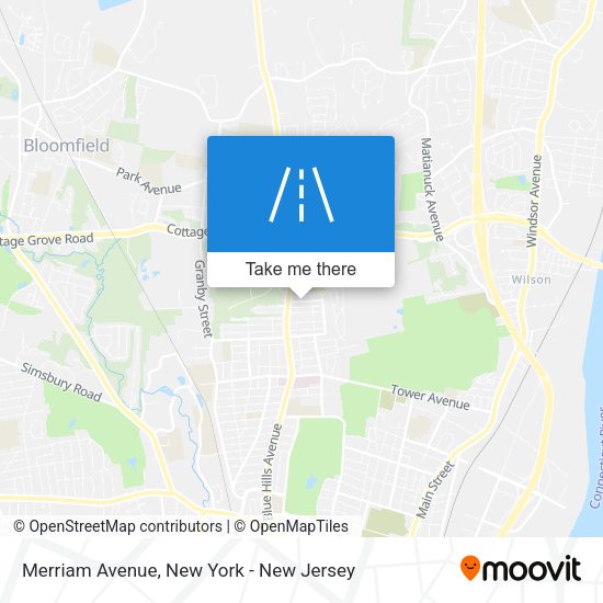 Mapa de Merriam Avenue