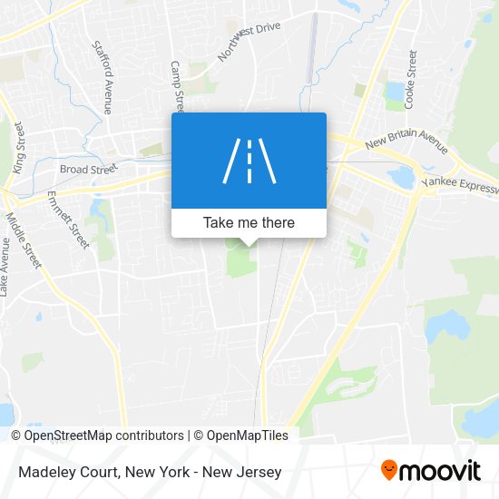 Mapa de Madeley Court