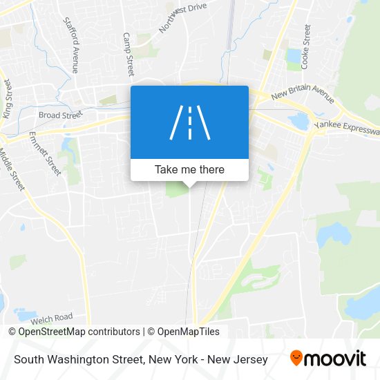 Mapa de South Washington Street