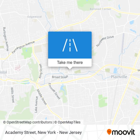 Academy Street map