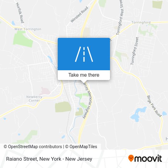 Mapa de Raiano Street