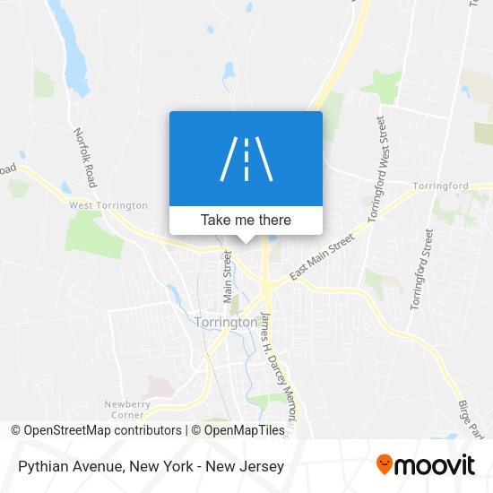 Mapa de Pythian Avenue