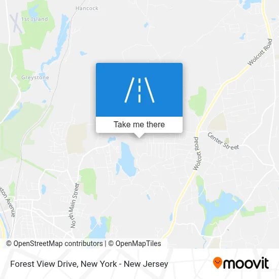 Forest View Drive map