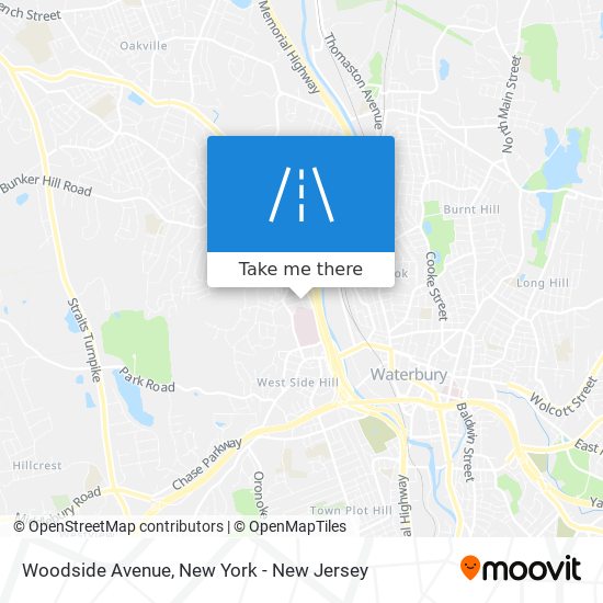 Mapa de Woodside Avenue