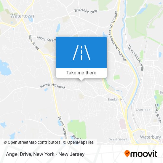 Angel Drive map