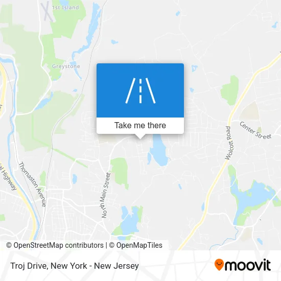 Troj Drive map