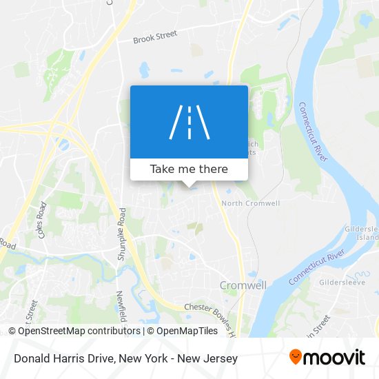 Donald Harris Drive map