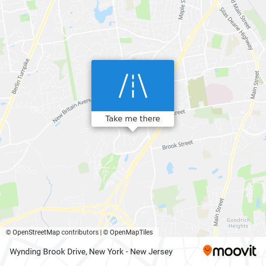 Mapa de Wynding Brook Drive