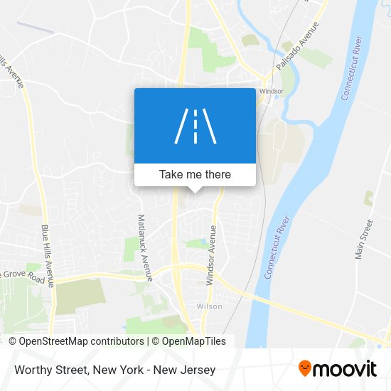 Mapa de Worthy Street