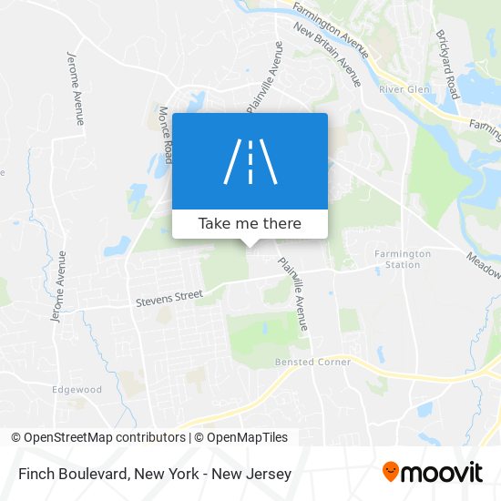 Mapa de Finch Boulevard