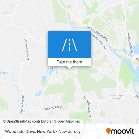 Woodside Drive map