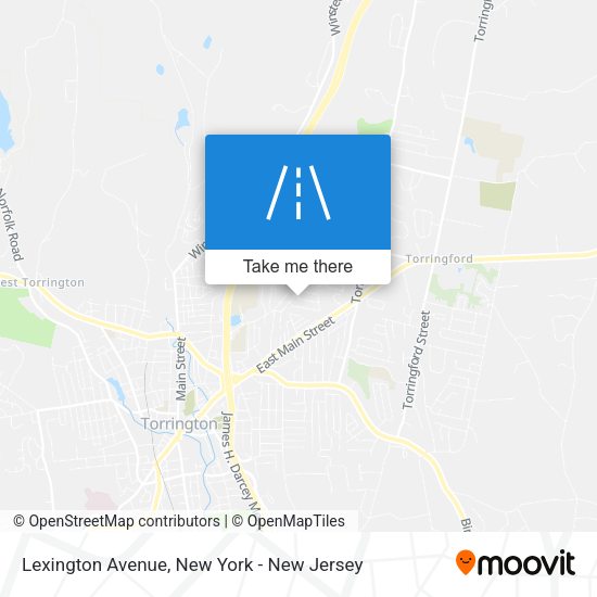 Mapa de Lexington Avenue