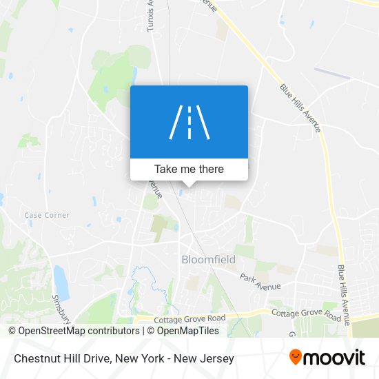 Mapa de Chestnut Hill Drive