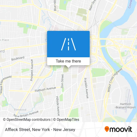 Affleck Street map