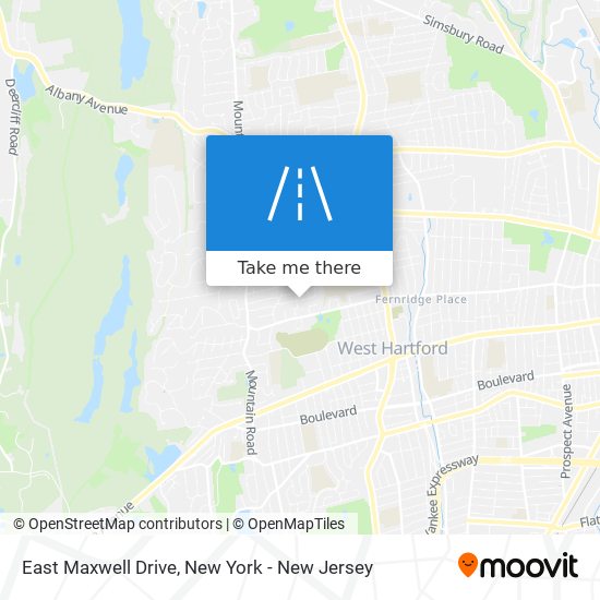 Mapa de East Maxwell Drive