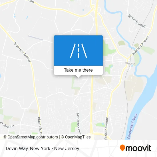 Devin Way map