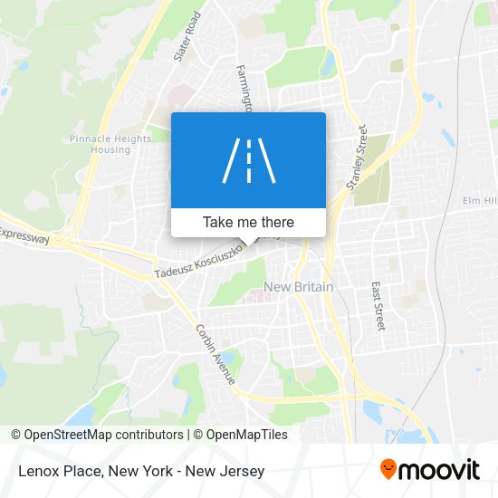 Mapa de Lenox Place