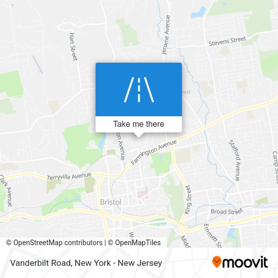 Vanderbilt Road map