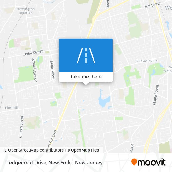 Ledgecrest Drive map