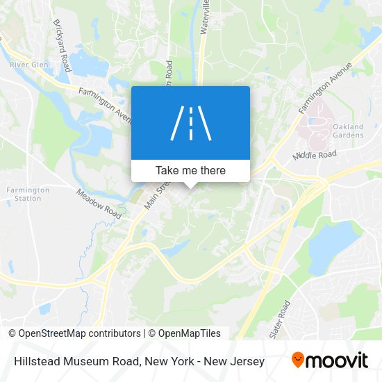 Mapa de Hillstead Museum Road