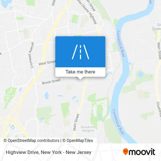 Highview Drive map