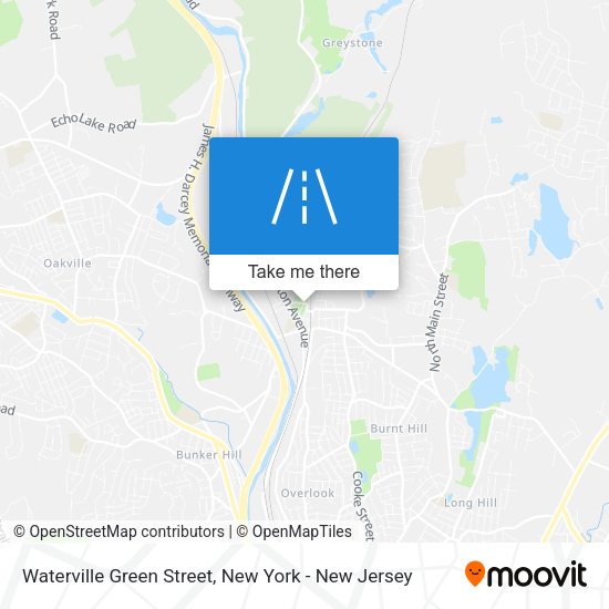 Mapa de Waterville Green Street