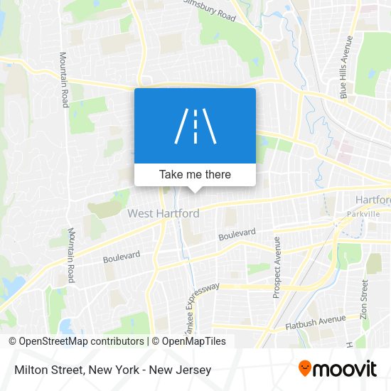 Mapa de Milton Street