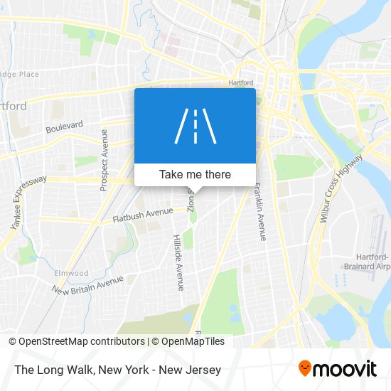 The Long Walk map