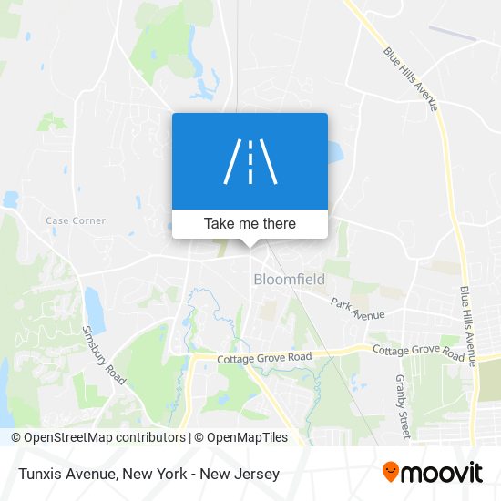 Tunxis Avenue map