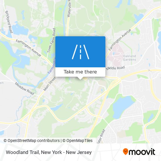 Mapa de Woodland Trail