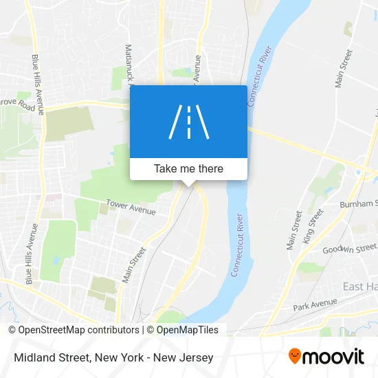 Midland Street map