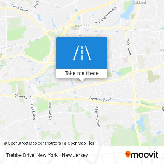 Trebbe Drive map