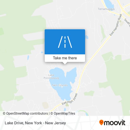 Lake Drive map